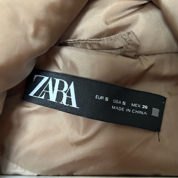 SOLD** Zara water repellent and wind protection down coat - Picture 10 of 11
